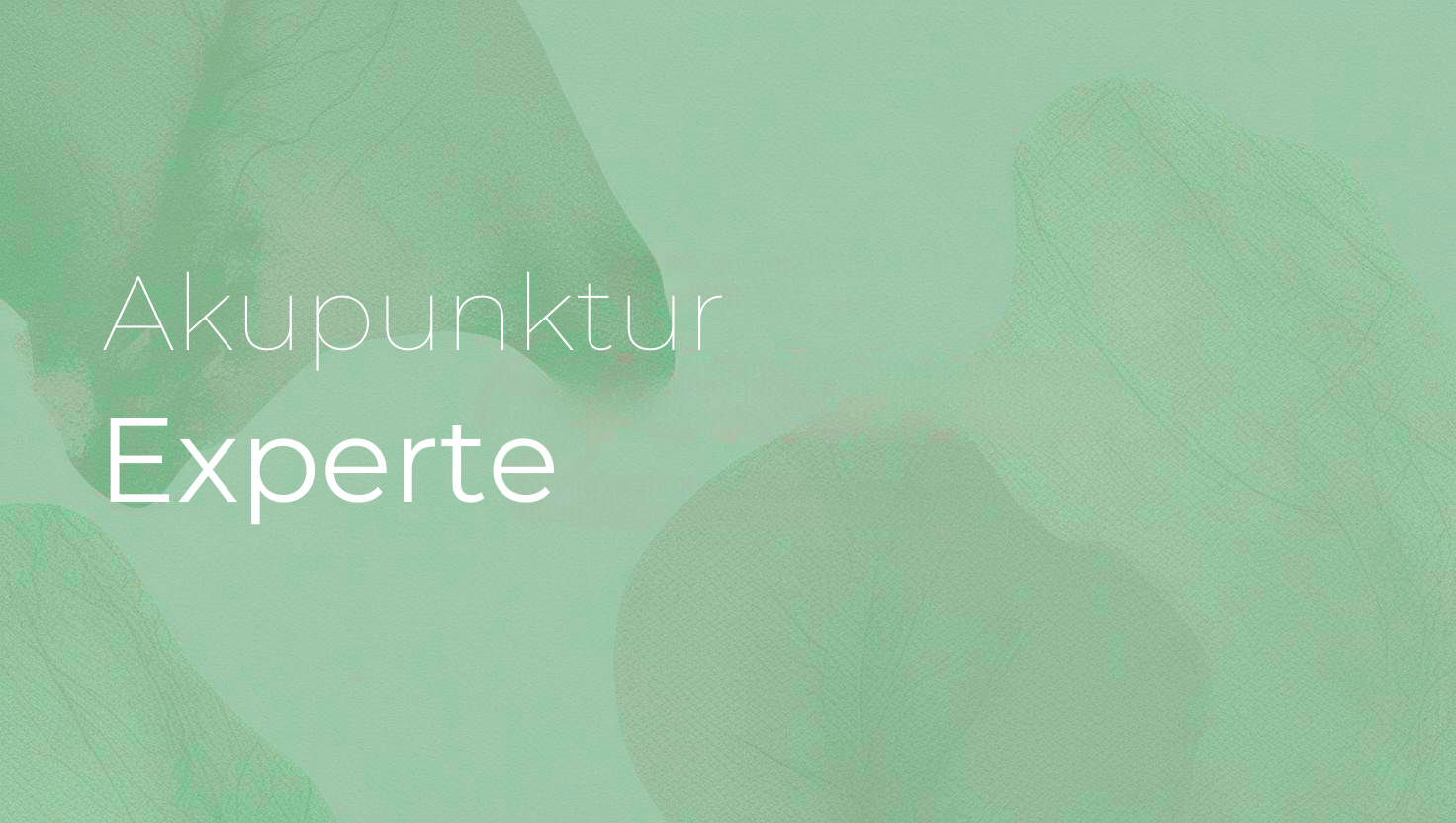 Programmbild Akupunktur Experte